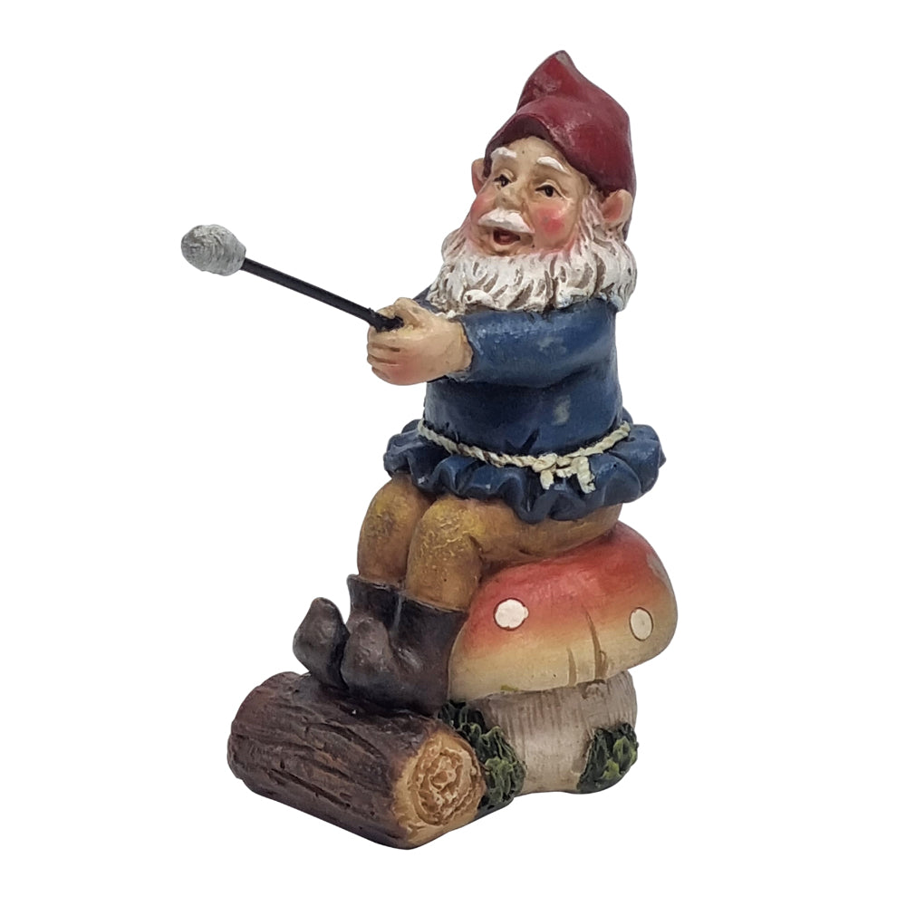 Gnomes Toasting Marshmallows - Fairy Garden
