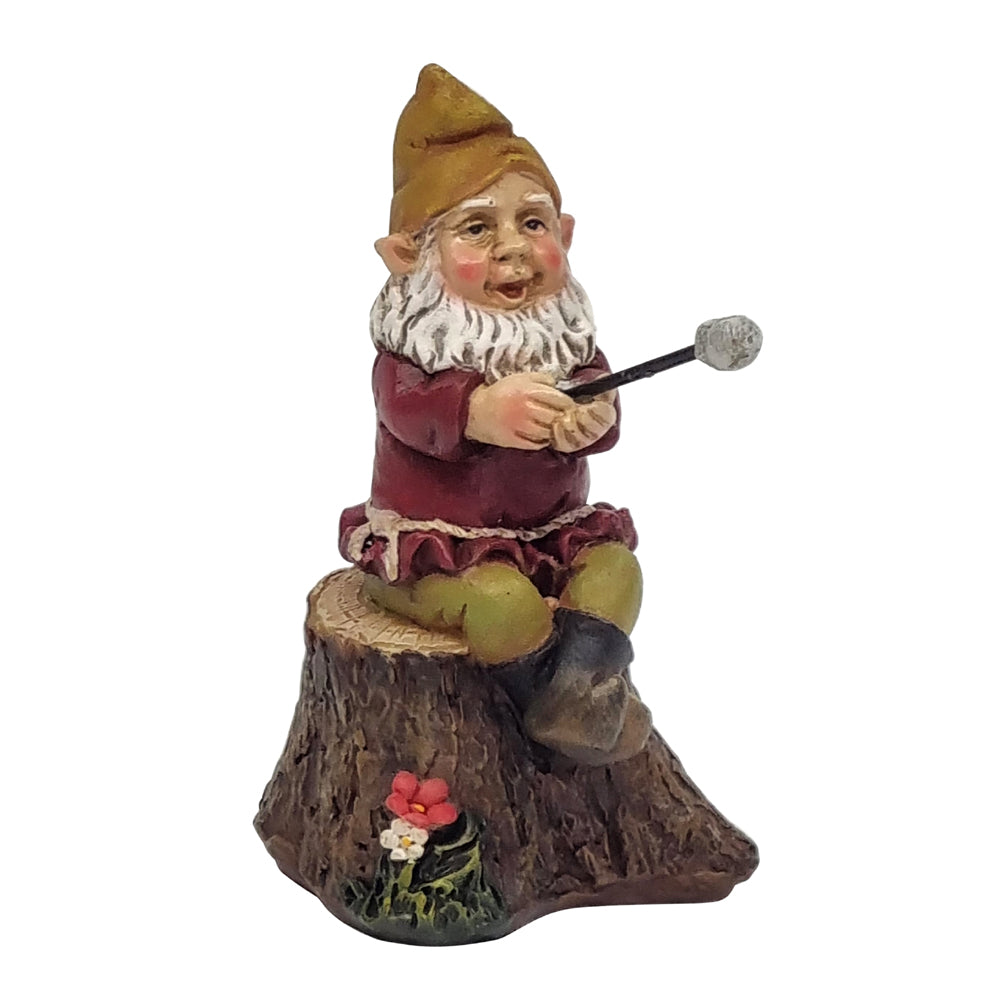 Gnomes Toasting Marshmallows - Fairy Garden