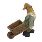 Gnome with Wheel Barrow - Fairy Garden