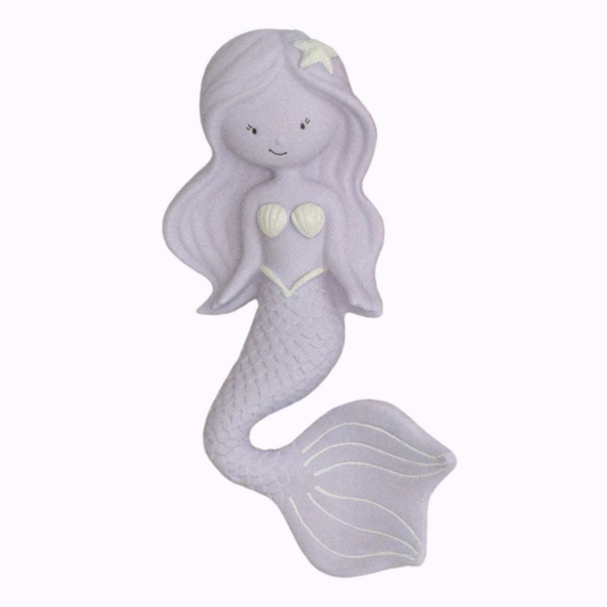 Grape Maeve the Mermaid Natural Rubber Teether Toy - Winnie Parkes