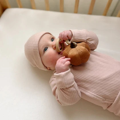 Garden Patch Baby Cot Mobile w/ Rattle - Little Lamb Kind