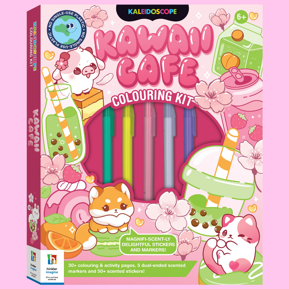 Kawaii Cafe Colouring Kit - Kaleidoscope