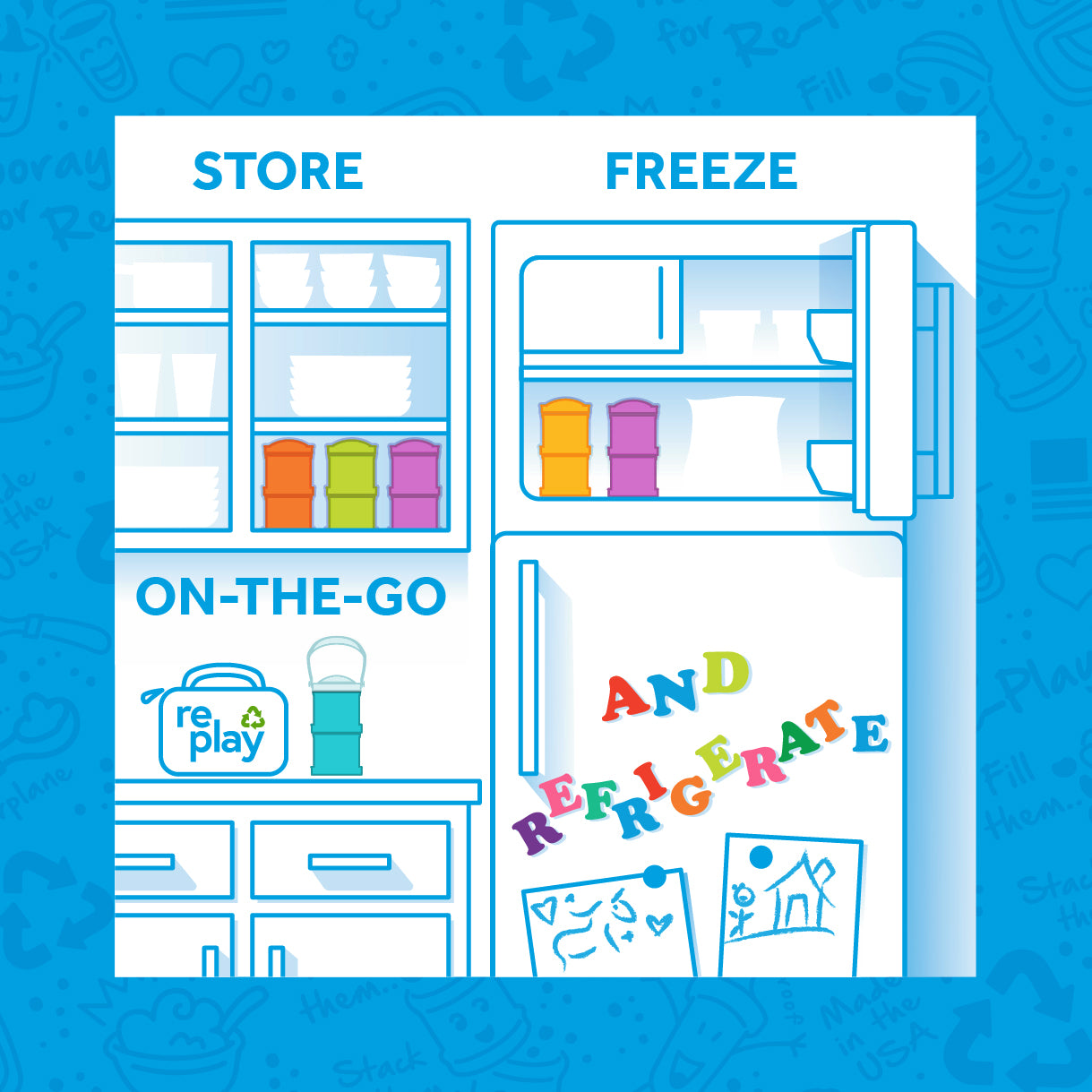 Re-Play Snack Stacks