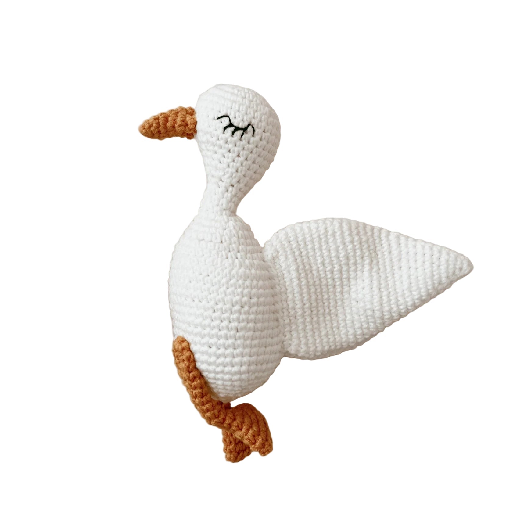 Crochet Rattle | Goose