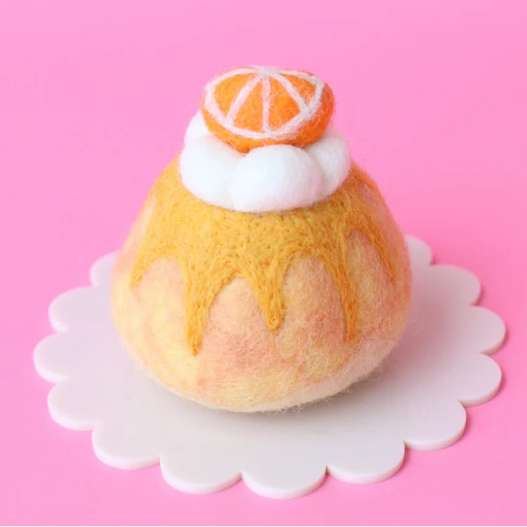 Orange Felt Sponge Cake - Juni Moon