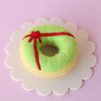 Wrapped Up Green Festive Felt Donut - Juni Moon