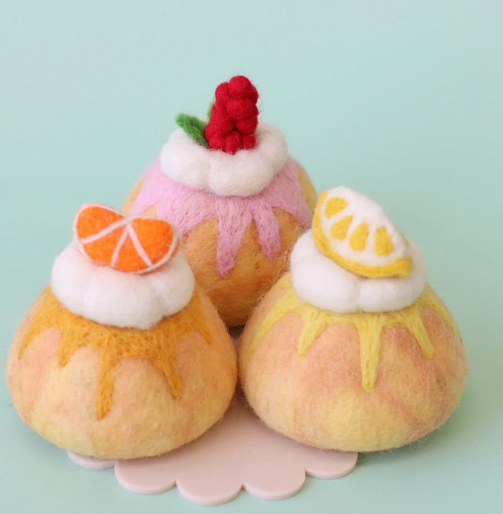 Lemon Felt Sponge Cake - Juni Moon