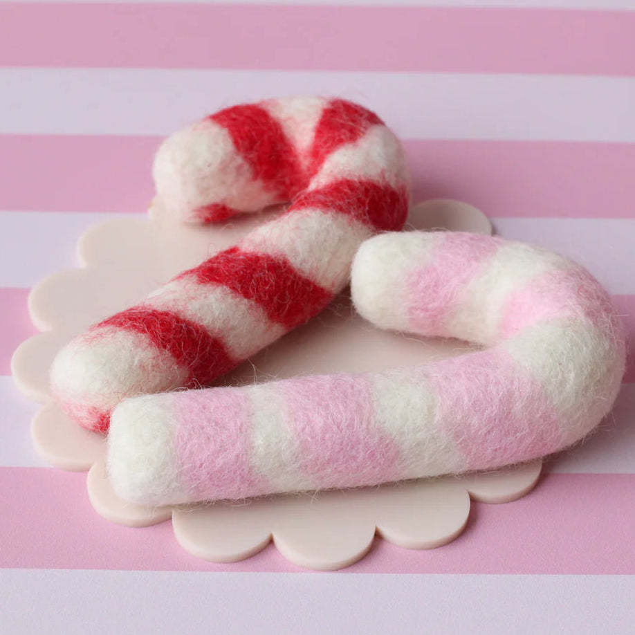 Felt Candy Canes Felt Food - Juni Moon