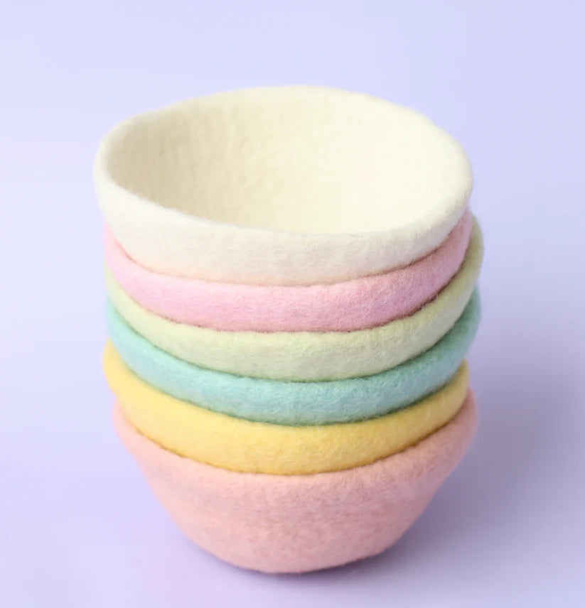 Pastel Felt Bowls - Juni Moon