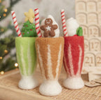 Gingerbread Festive Felt Milkshake - Juni Moon