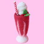 Red Christmas Festive Felt Milkshake - Juni Moon