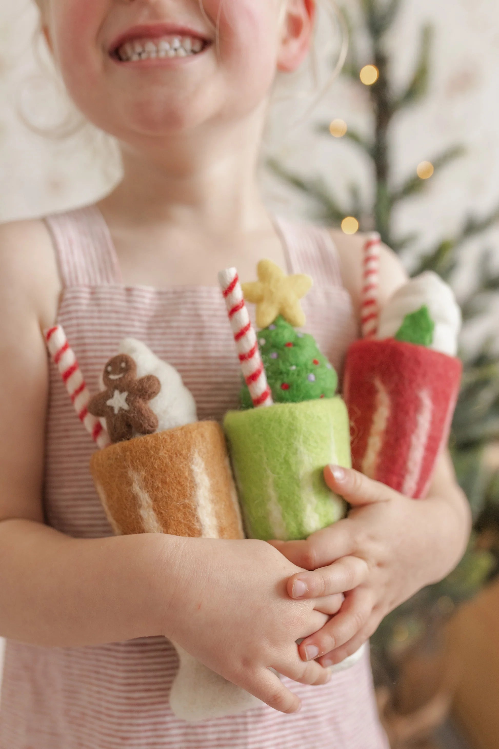 Gingerbread Festive Felt Milkshake - Juni Moon