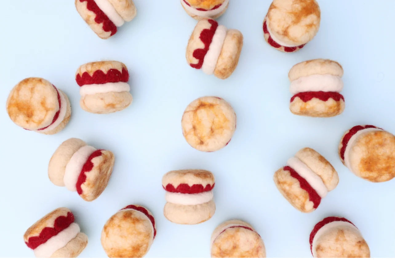 Jam & Cream Scone Felt Food - Juni Moon