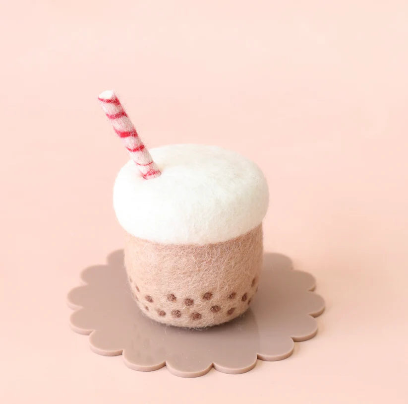 Chocolate Felt Bubble Tea - Juni Moon