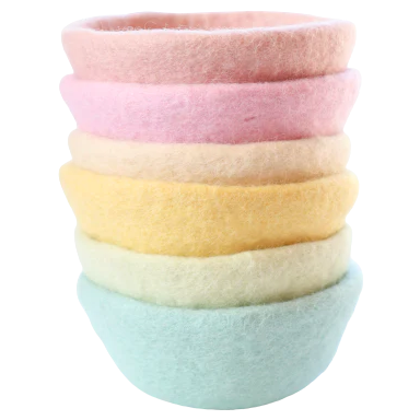 Pastel Felt Bowls - Juni Moon