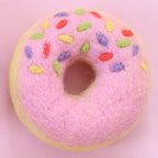 Raspberry Sprinkle Donut Felt Food - Juni Moon