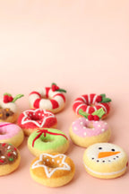 Snowman Jam Festive Felt Donut - Juni Moon