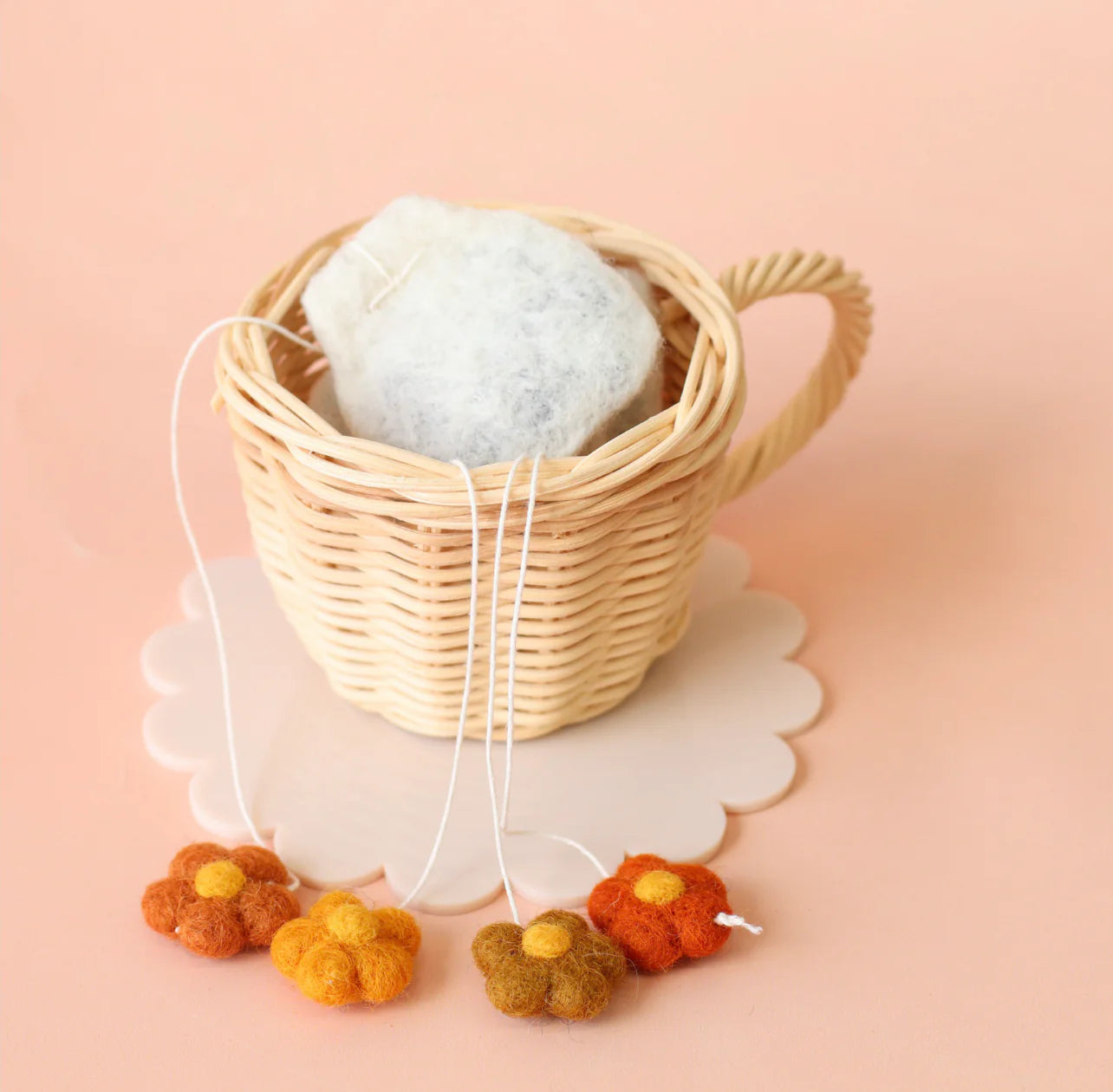 Retro Tea Bags (Set of 4) Felt Food - Juni Moon