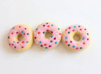 Strawberry Rainbow Sprinkle Felt Donut - Juni Moon