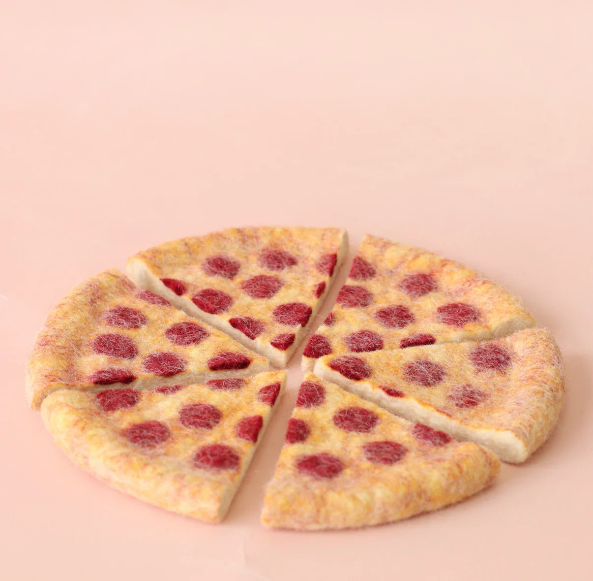 pepperoni felt pizza with box juni moon