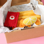 Boxed Fish & Chips Felt Food - Juni Moon