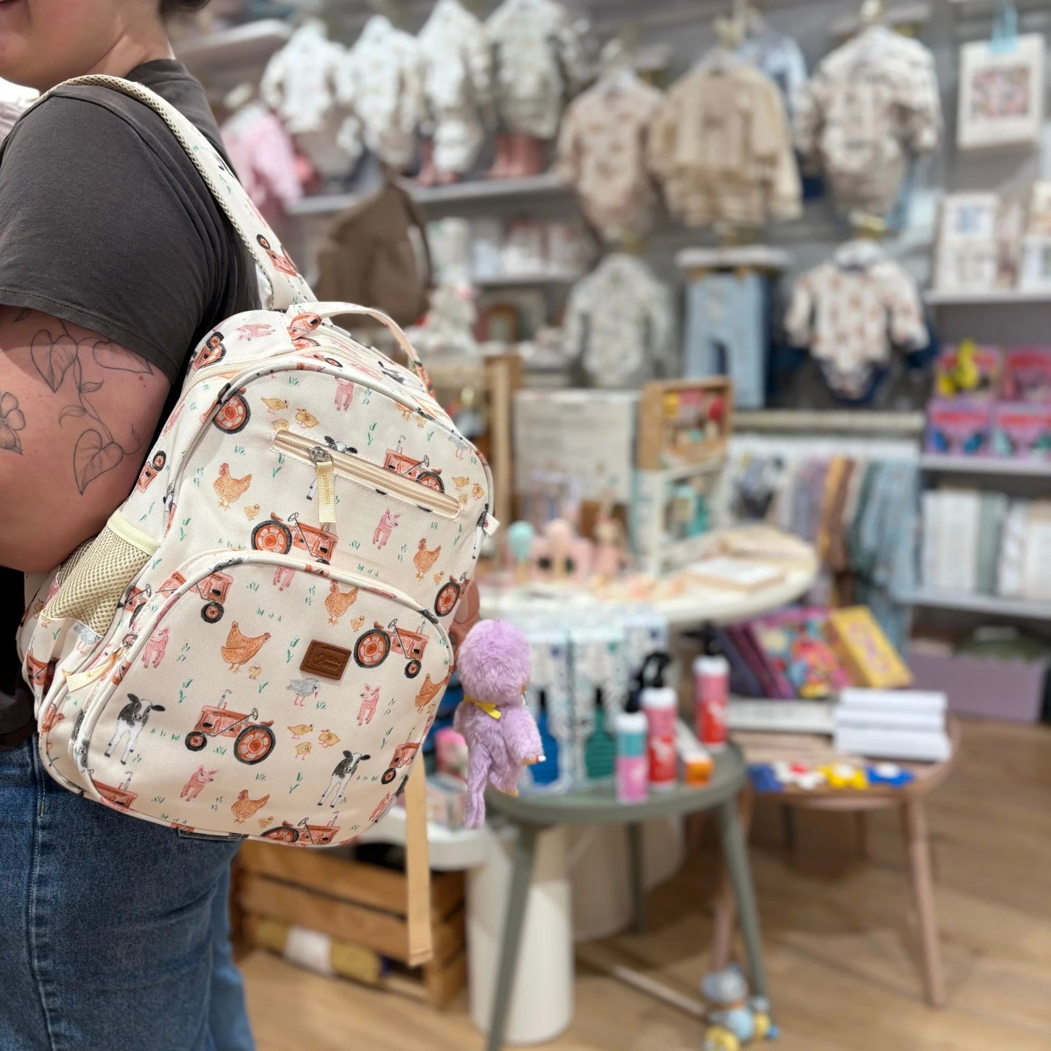 Farmyard Fun Insulated Backpack - Mini + Mum