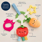 Veggie Bitzy Busy Ring Teething Activity Toy - Itzy Ritzy