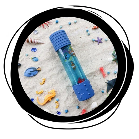 Blue DIY Calm Down Bottle - Jellystone Designs