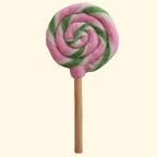 Watermelon Lollipop Felt Food - Juni Moon