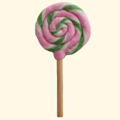 Watermelon Lollipop Felt Food - Juni Moon
