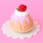 Raspberry Felt Sponge Cake - Juni Moon