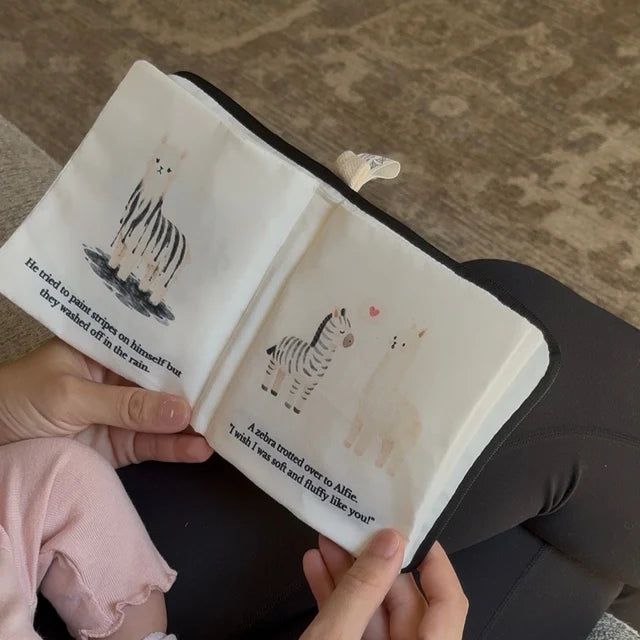 An Alpaca Called Alfie Crinkle Sensory Book - Little Lamb Kind