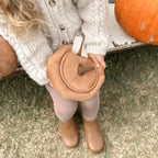Pumpkin Zipper Pouch - Little Lamb Kind