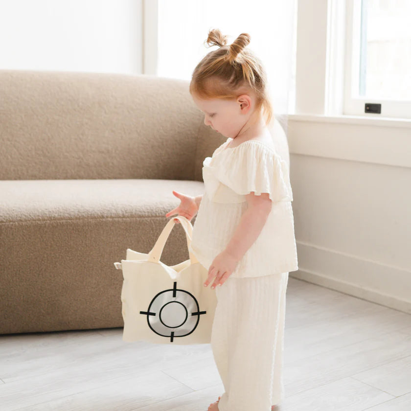Little Nomad Kitchen soft travel toy for imaginative cooking play