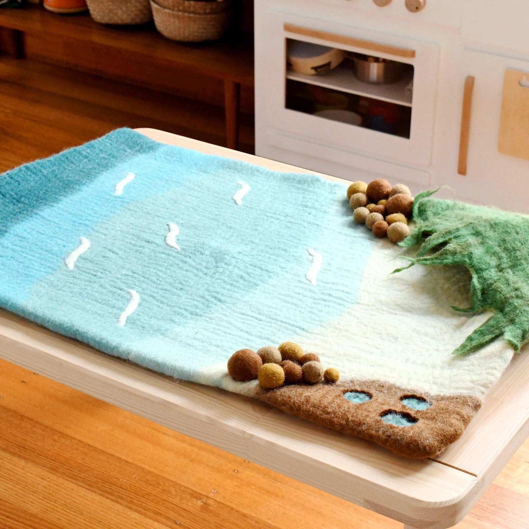 Sea & Rockpool Large Felt Play Mat Playscape - Tara Treasures