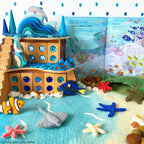 Sea & Rockpool Large Felt Play Mat Playscape - Tara Treasures