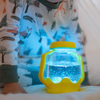 Yellow Glo Pals sensory play jar light up sensory toy
