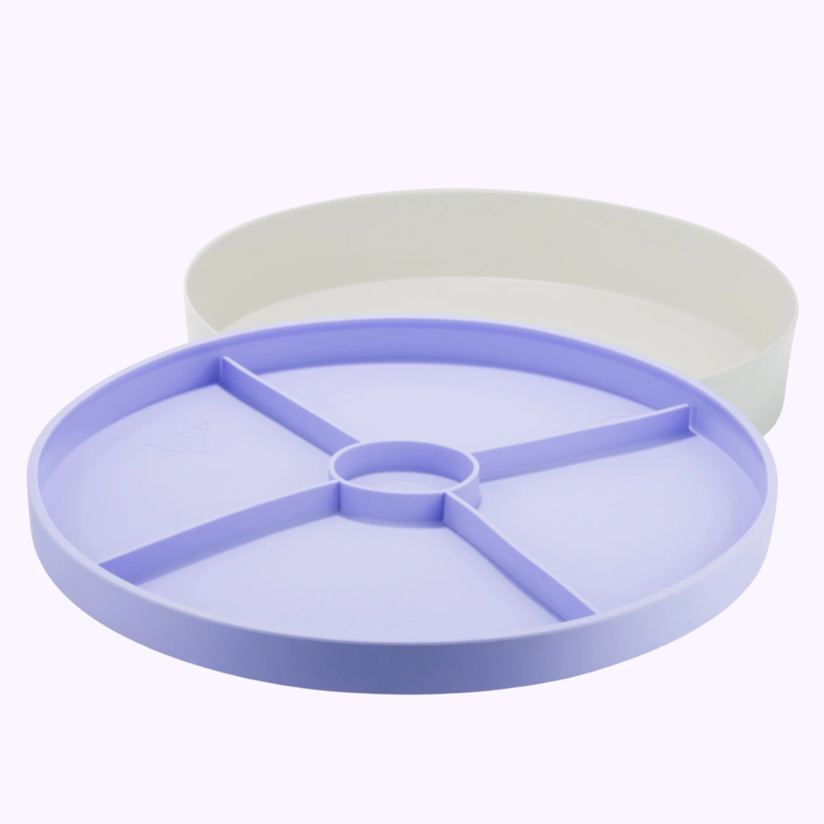 2-in-1 Lilac Sensory & Messy Play Tray - Jellystone Designs