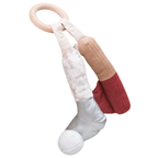 little golfer baby sensory rattle toy set