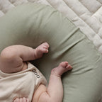 Baby Lounger Nest + Cover | Soft Sage