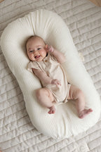 Baby Lounger Nest + Cover | Natural Stripe