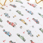 Little Racers Organic Bassinet Sheet or Change Pad Cover - Snuggle Hunny