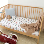 Little Racers Organic Fitted Cot Sheet - Snuggle Hunny