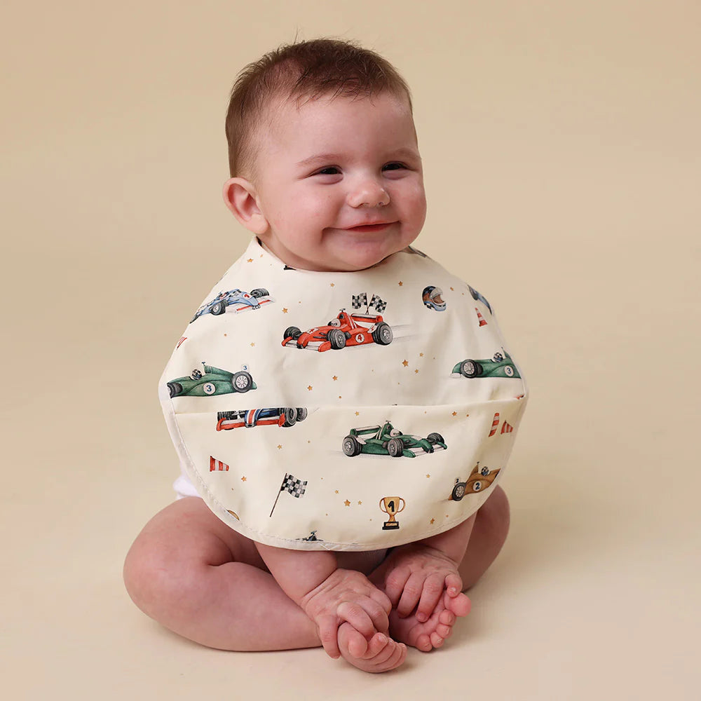 Little Racers Snuggle Bib - Snuggly Hunny