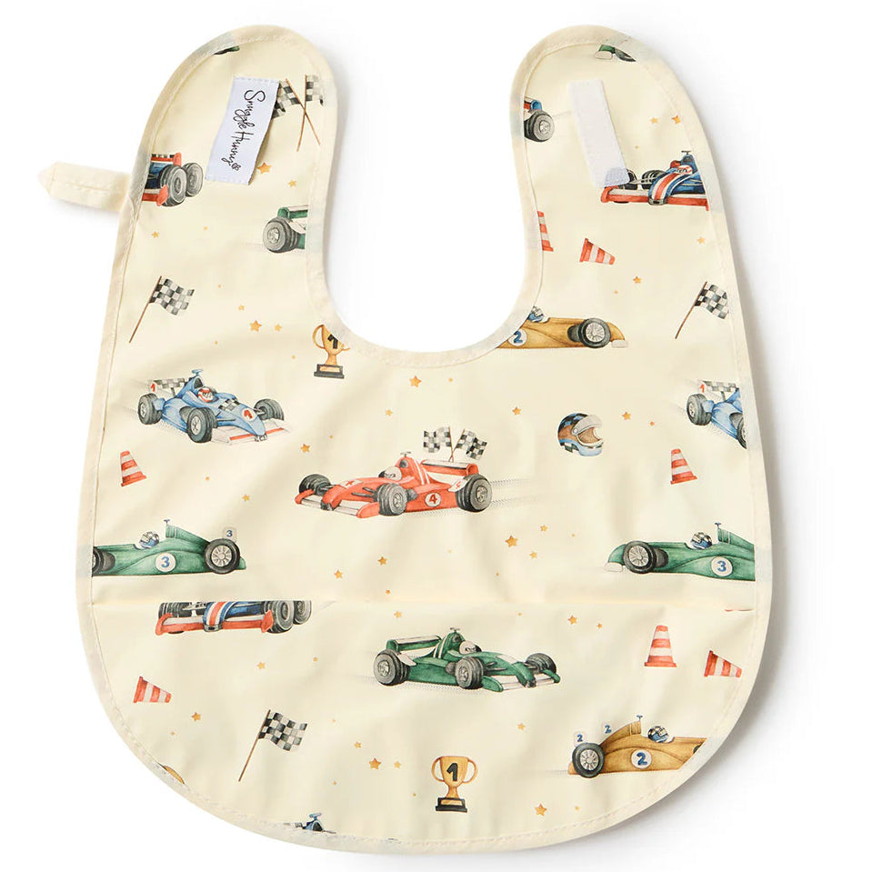 Little Racers Snuggle Bib - Snuggly Hunny
