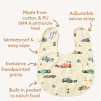 Little Racers Snuggle Bib - Snuggly Hunny