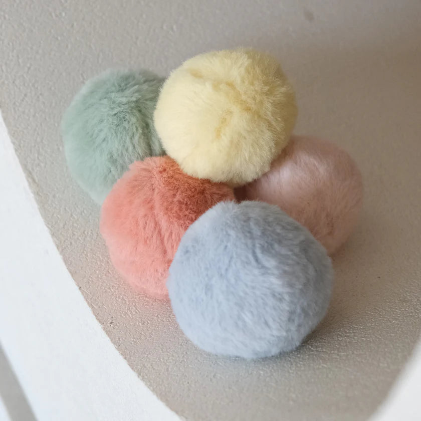 Plush birthday cake toss game for toddlers by Little Lamb Kind