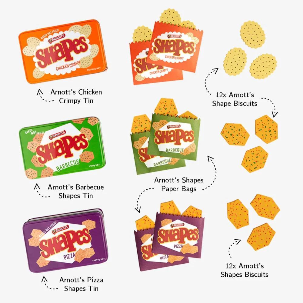 Iconic Australian Arnott's Shapes