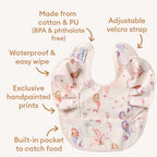 Mermaid Frill Snuggle Bib - Snuggly Hunny