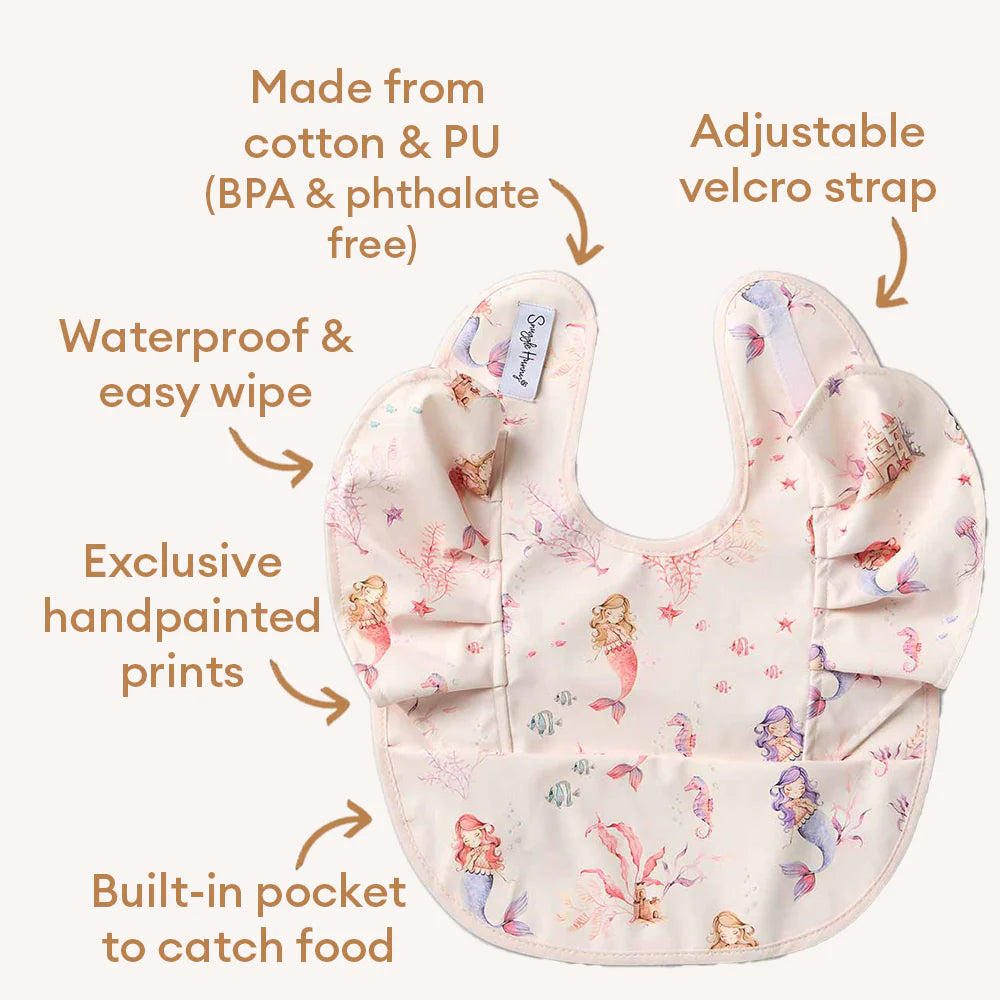Mermaid Frill Snuggle Bib - Snuggly Hunny